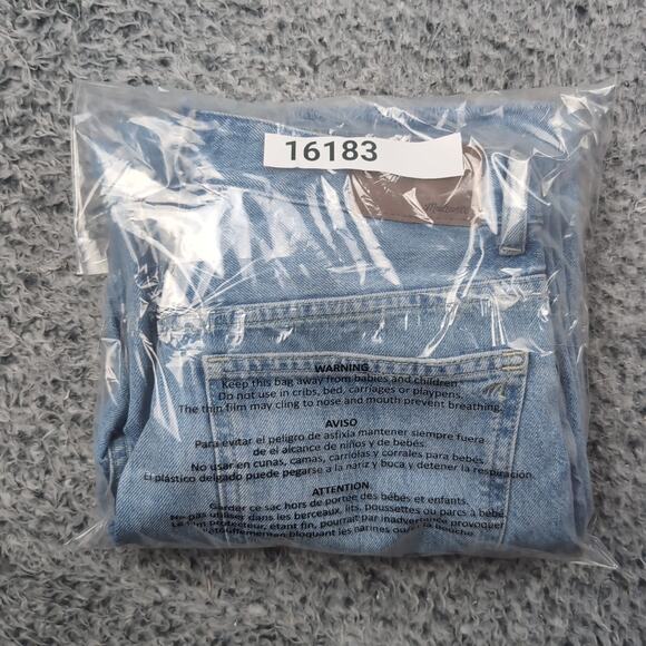 Madewell Jeans Women 25 Blue Darted Barrel Leg Denim Stretch Casual Cropped - Picture 9 of 9